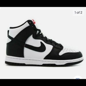 Brand New: Authentic Nike Dunks Panda High top Black/White, Size 8, Original Box